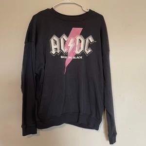 AC/DC graphic sweater